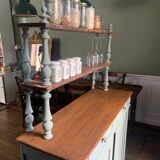 Parisian buffet with shelves