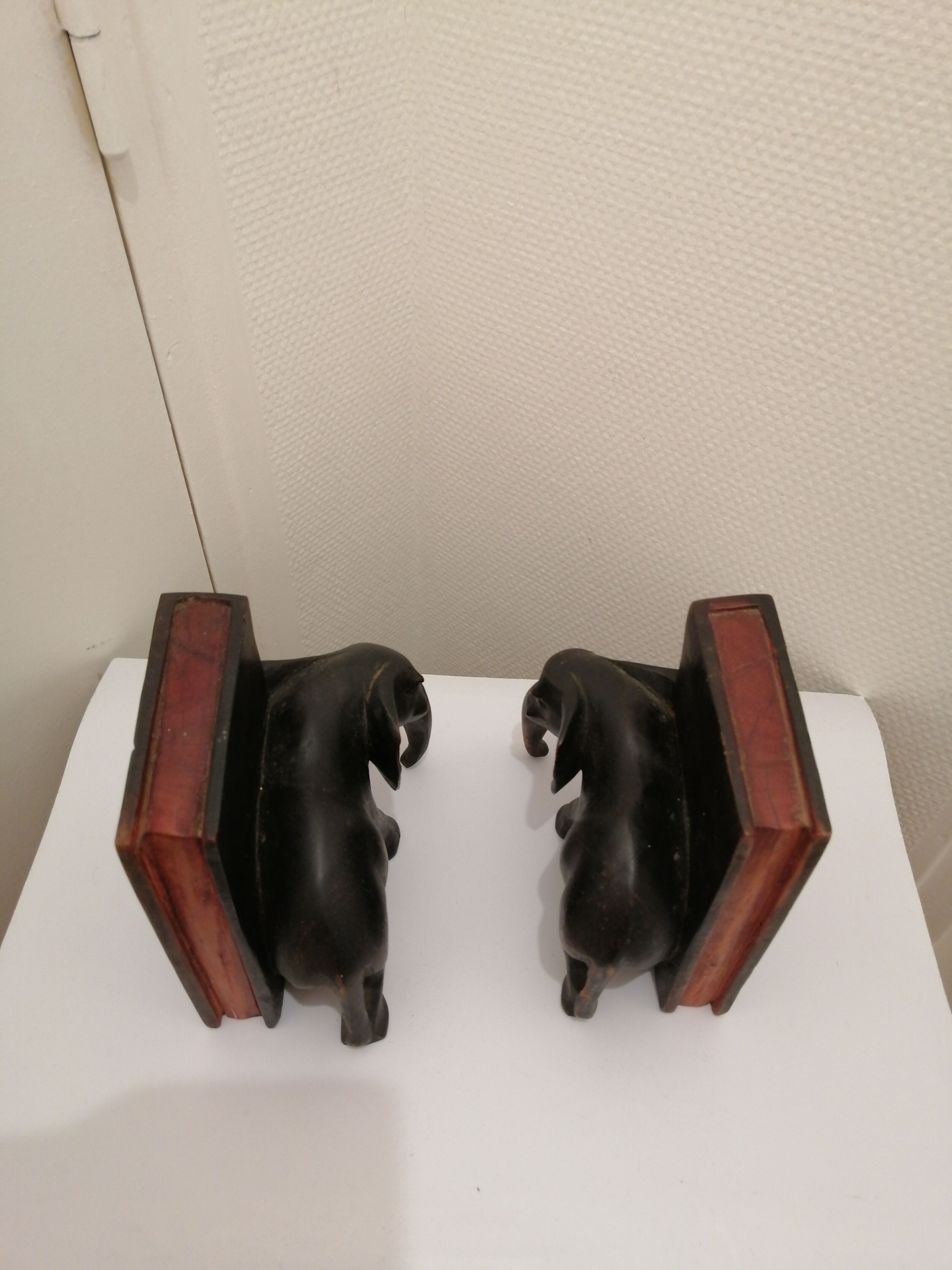 Greenhouse books wooden elephants