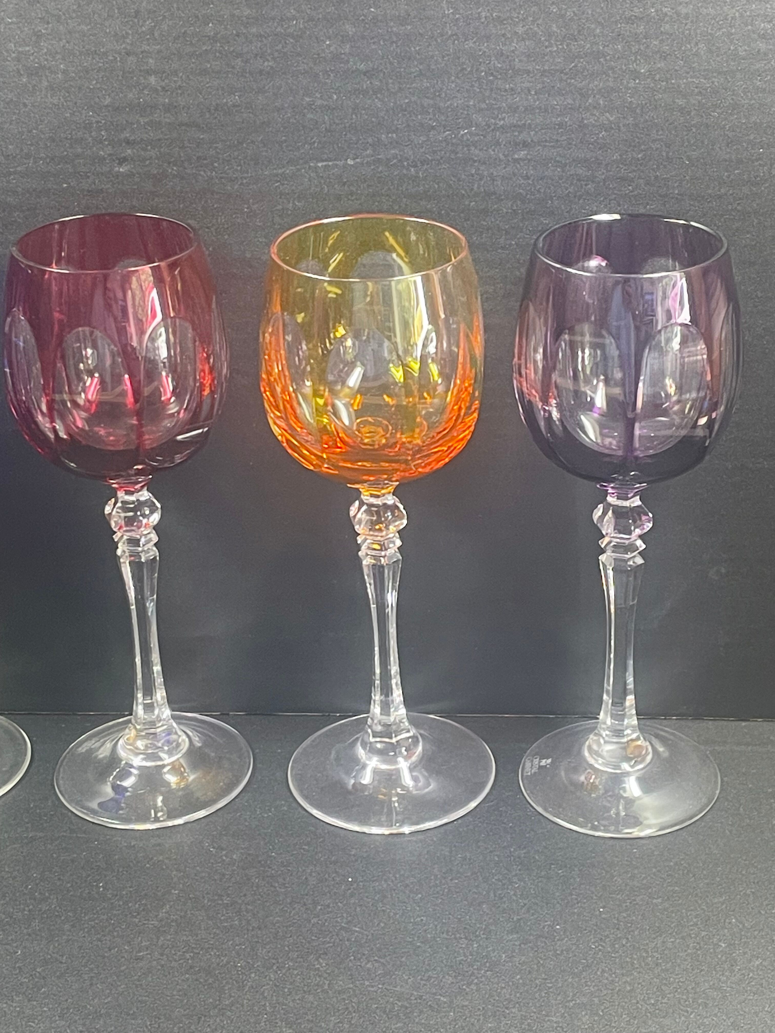 5 crystal stemmed glasses Cabinet WMF 21 cm