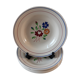 Set of 6 hollow plates Luneville model Chantilly