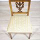 Set of 2 Ash Chairs in White Upholstery, 1950s