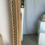 Rattan foot mirror with braces H:2m