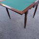 19th century mahogany games table, console