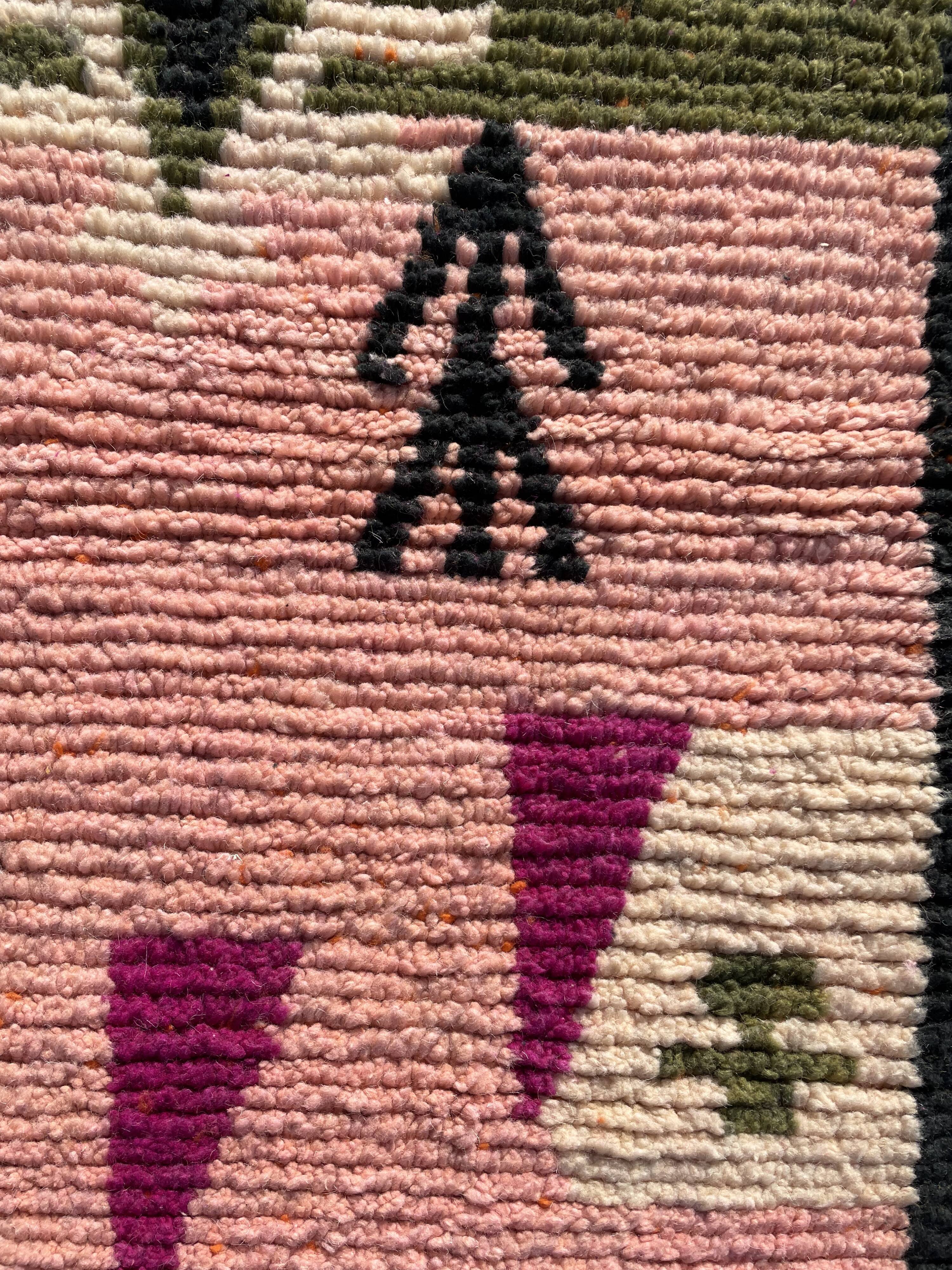 Rug berbere boujad modern wool 200x300 cm