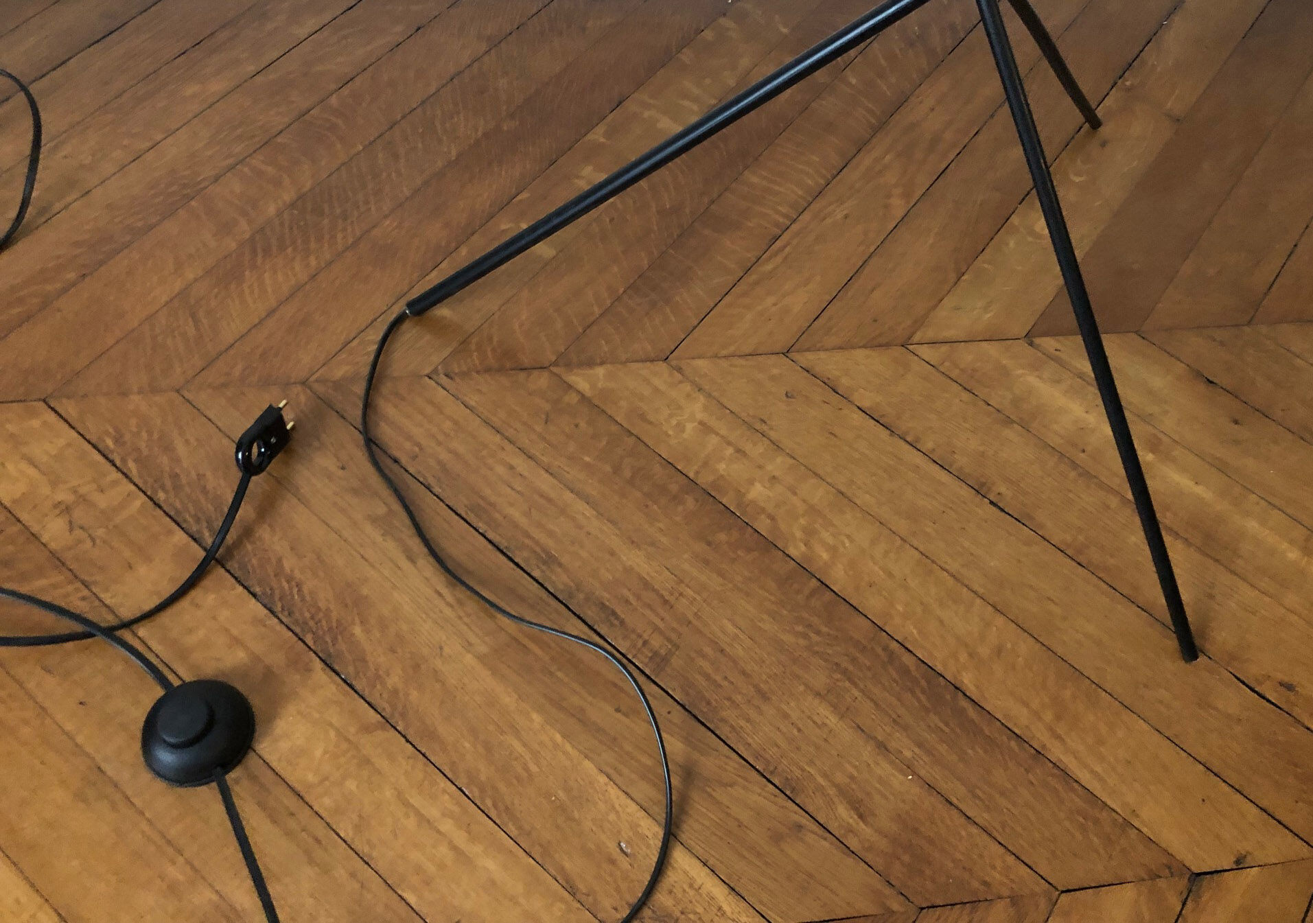 Tripod floor lamp 1950