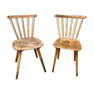 Paire de chaises bistrot