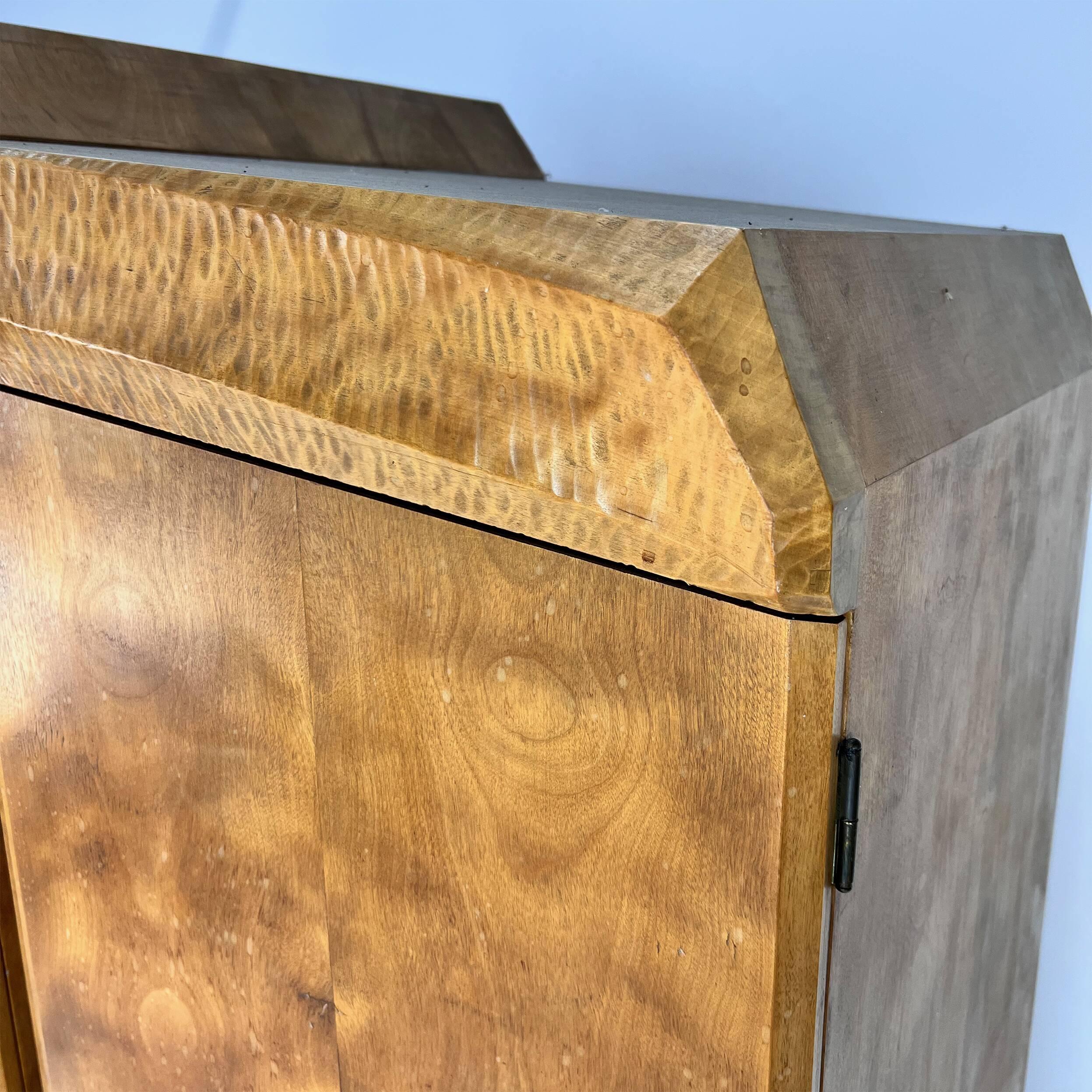 Anthroposophical Handmade Wardrobe, Netherlands, 1940s