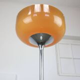 Grand lampadaire marron de Luigi Massoni pour Guzzini, années 1970