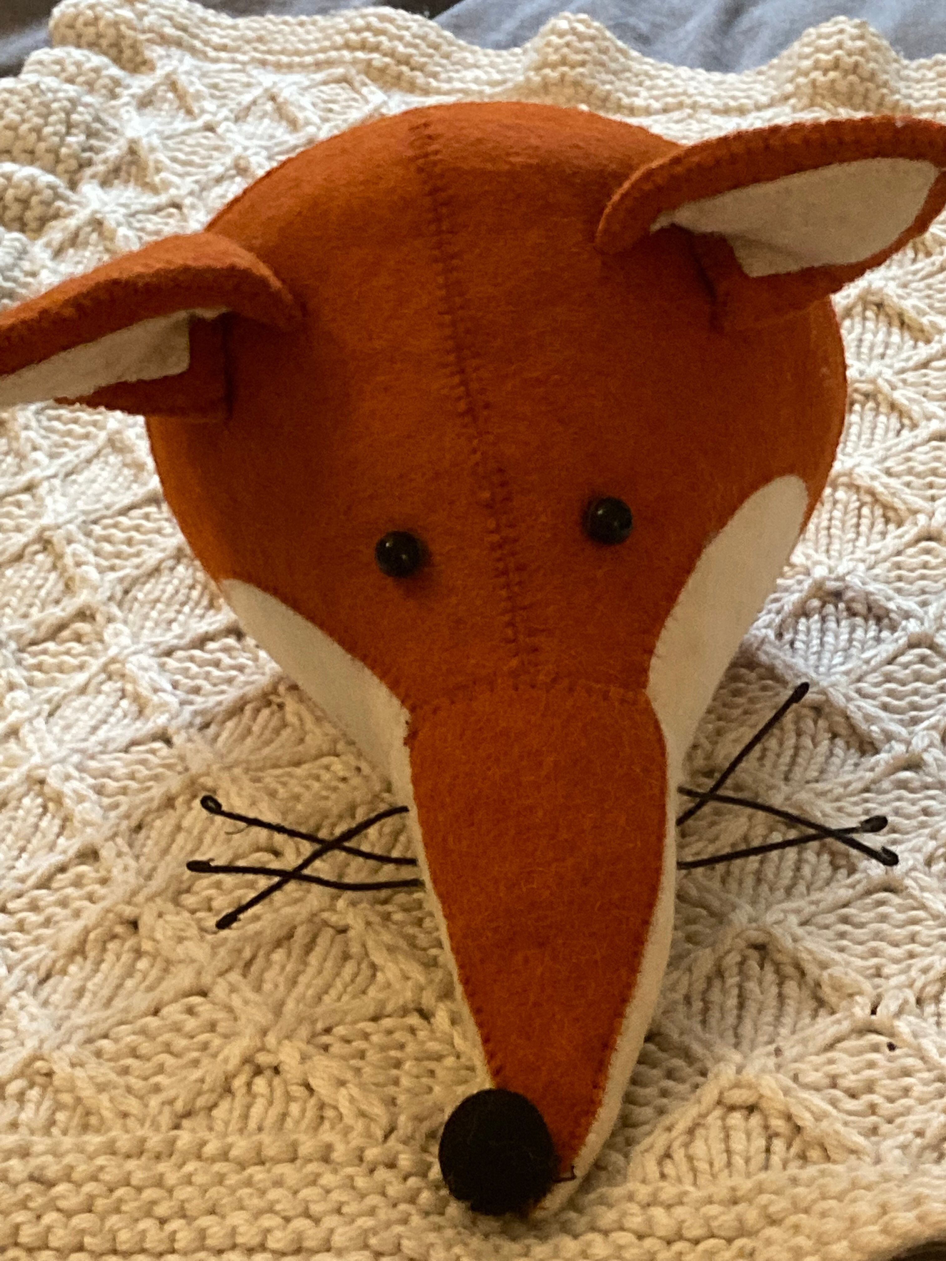Fox Plush Trophy - Large Format - Fiona Walker