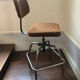 Vintage industrial architect desk chair