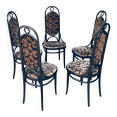Model 207R Long John Dining Chairs from Thonet, 1979, Set of 5