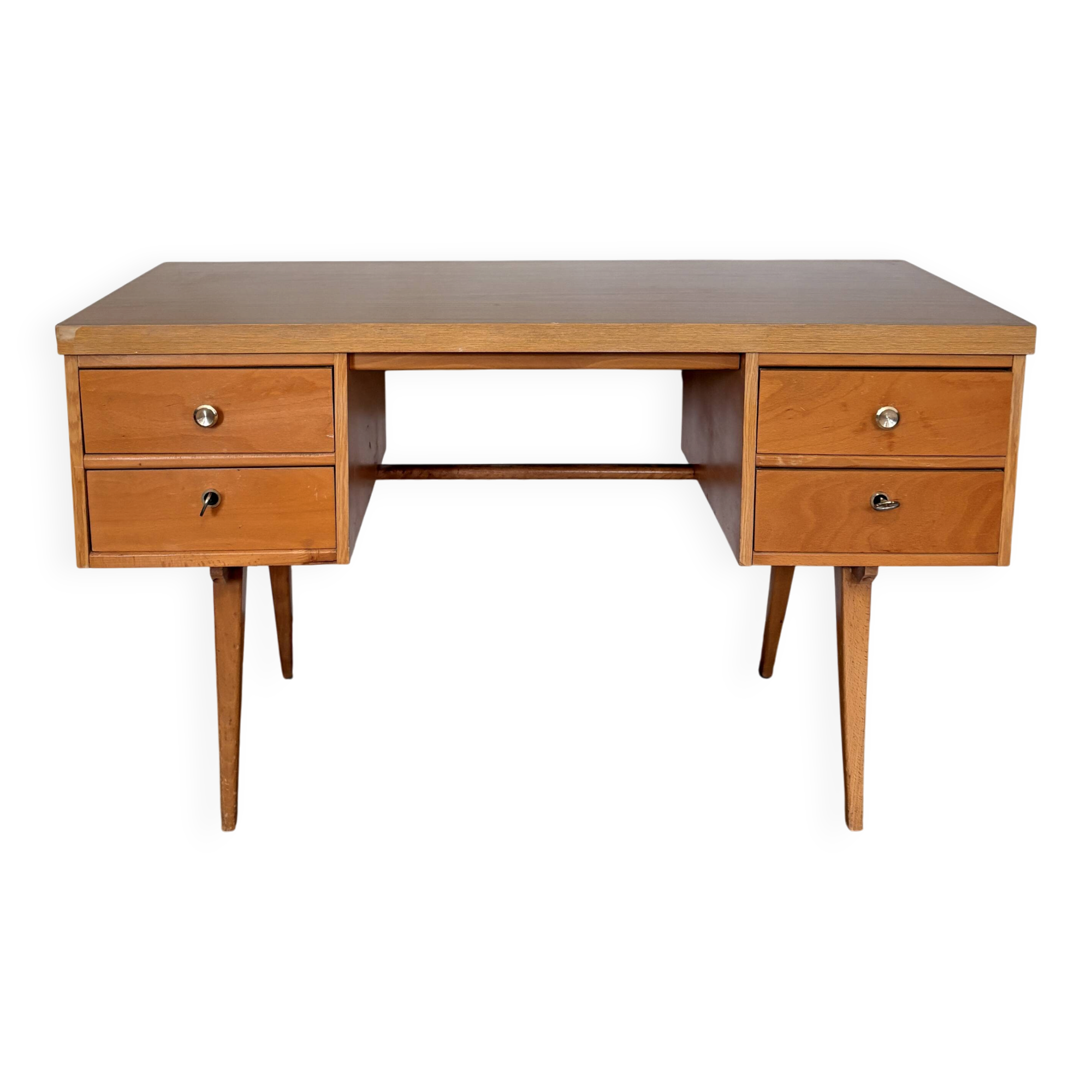 Bureau adulte pieds compas