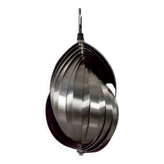 Spiral conche pendant lamp by Henri Mathieu
