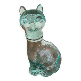 Vintage cat-shaped carafe made in Italy