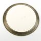 Art Nouveau tray, silver-plated brass, white porcelain, Austria, early 20th century