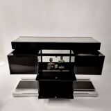 70's bar cabinet designed by Willy Rizzo for Mario Sabot