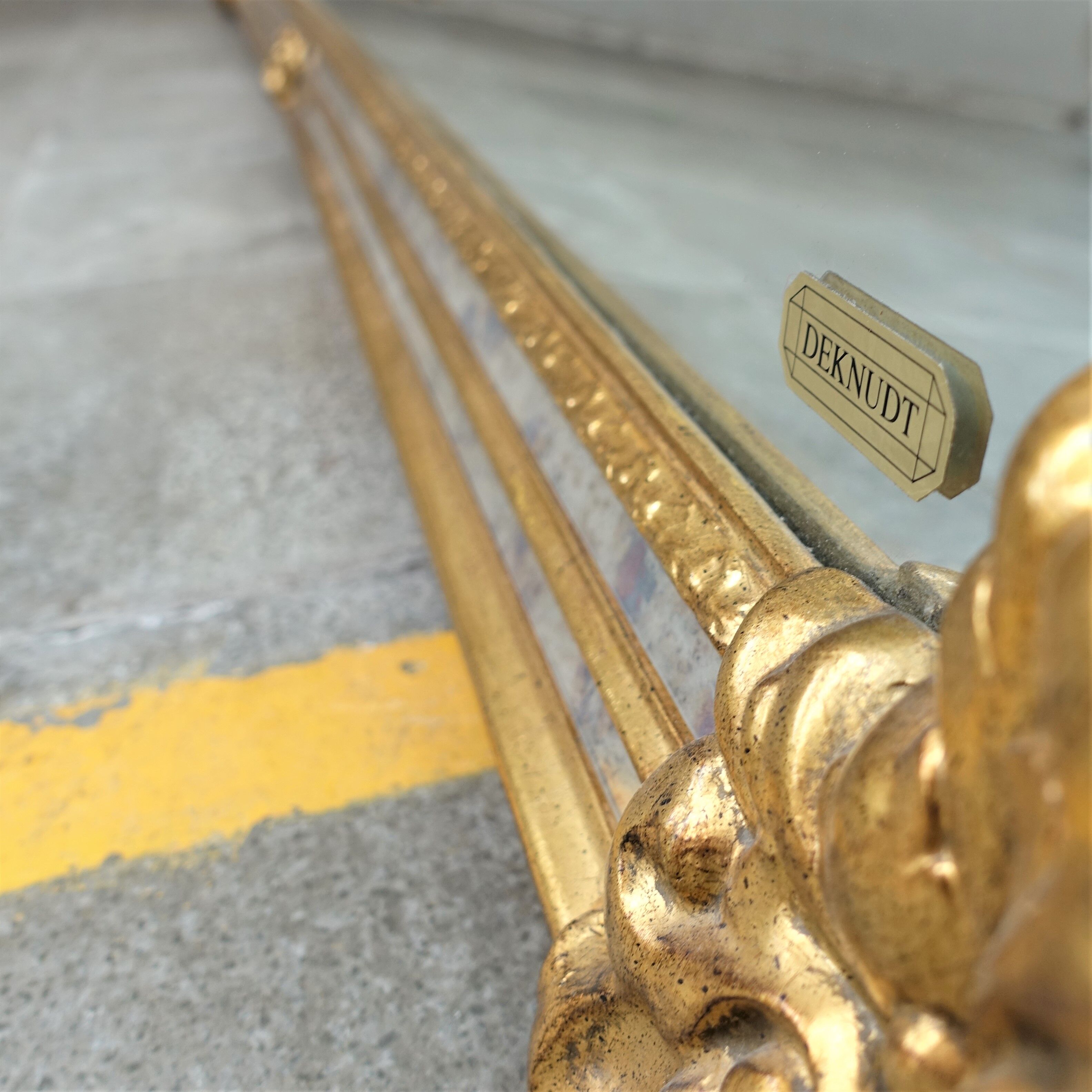 Vintage gilded Deknudt mirror