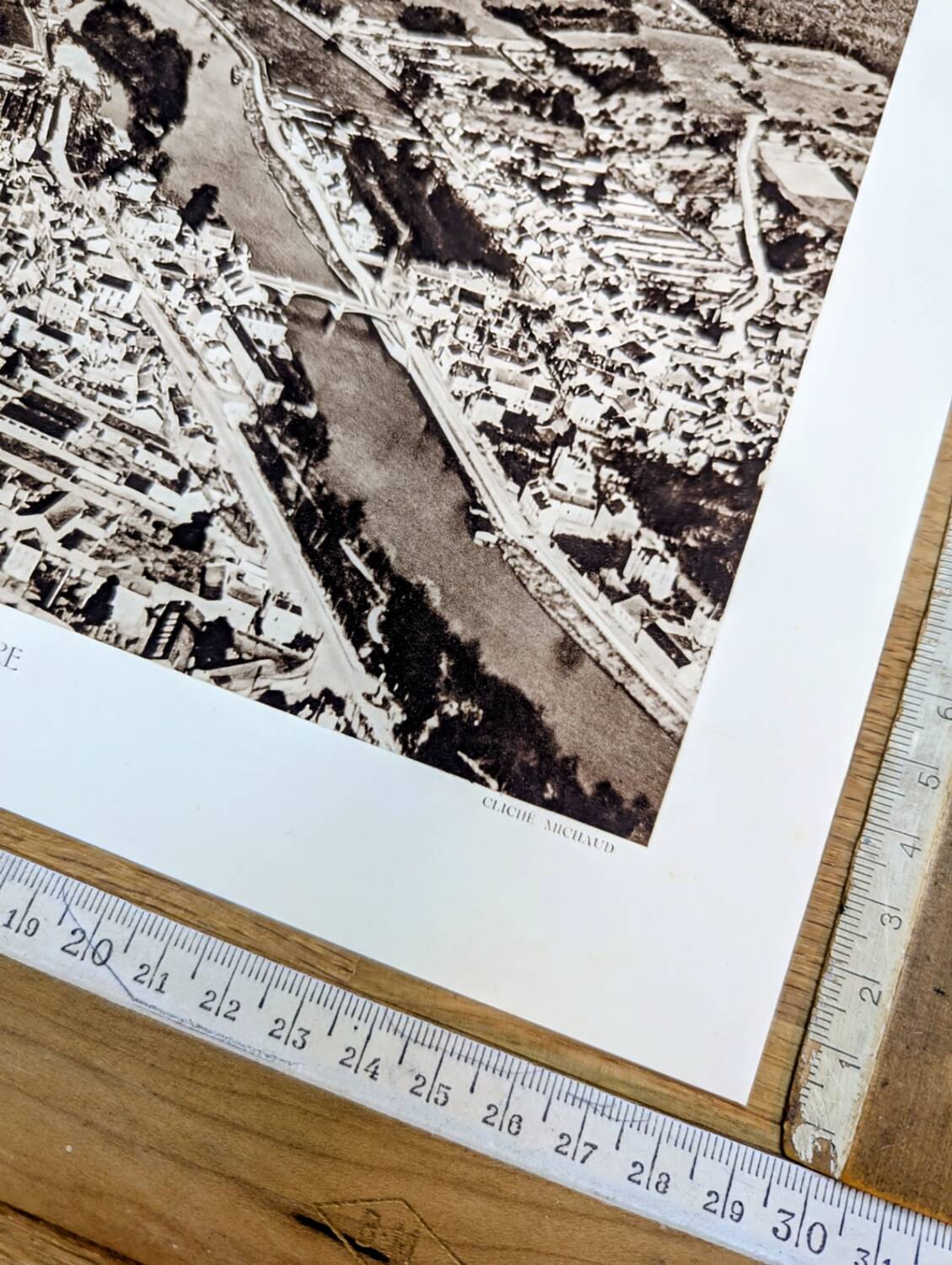 La Ferté-sous-Jouarre, photographic plate printed in 1934.