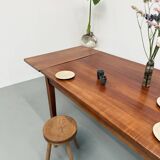 Cherry farmhouse table with 260cm extensions