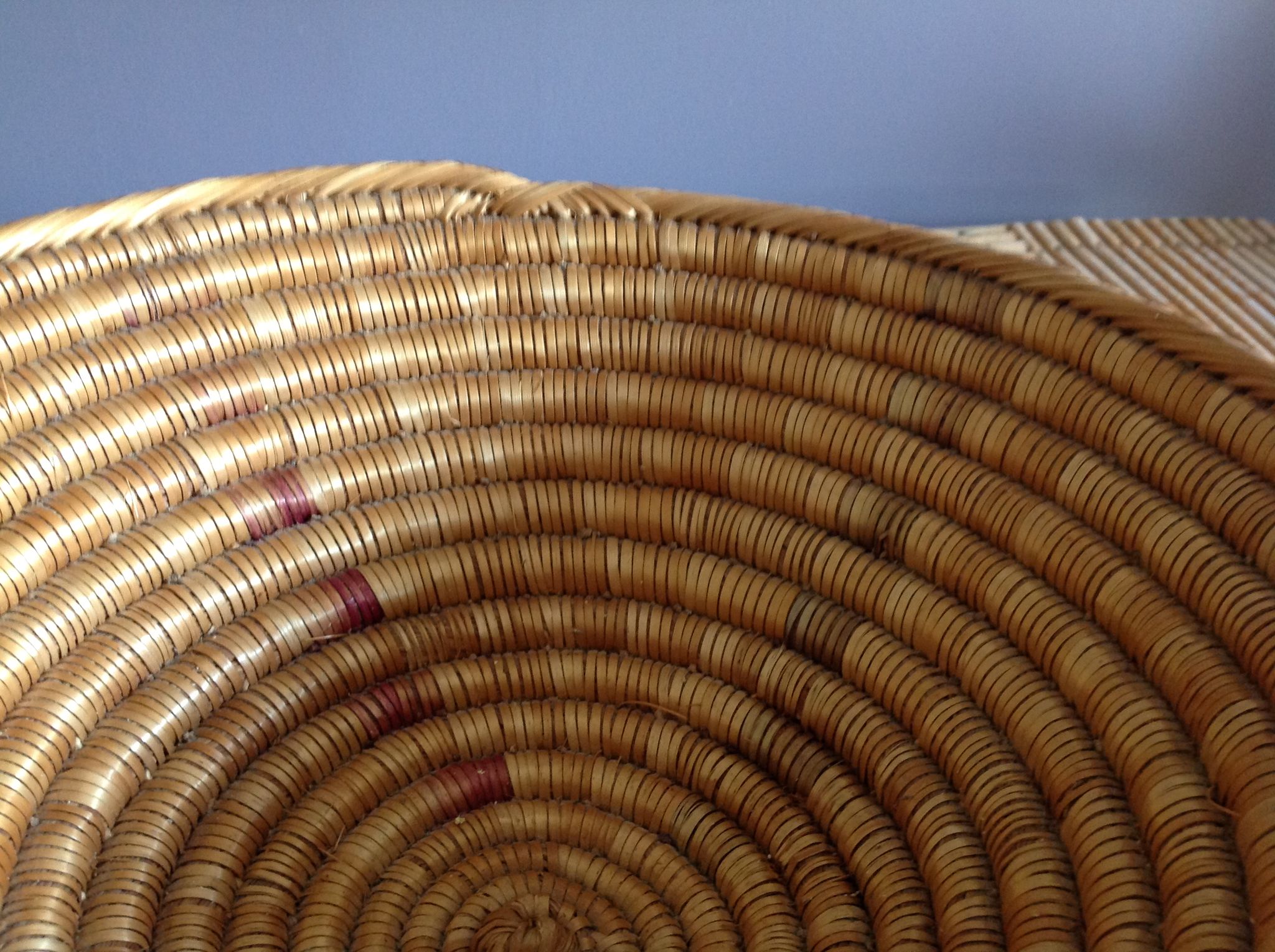 Corbeille en paille