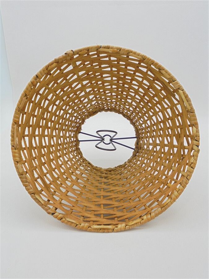 Rattan lampshade