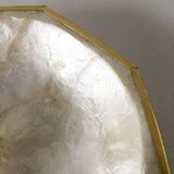 Vintage cup in mother-of-pearl and gold ledé