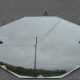 Miroir octogonal des années 50 45x56cm