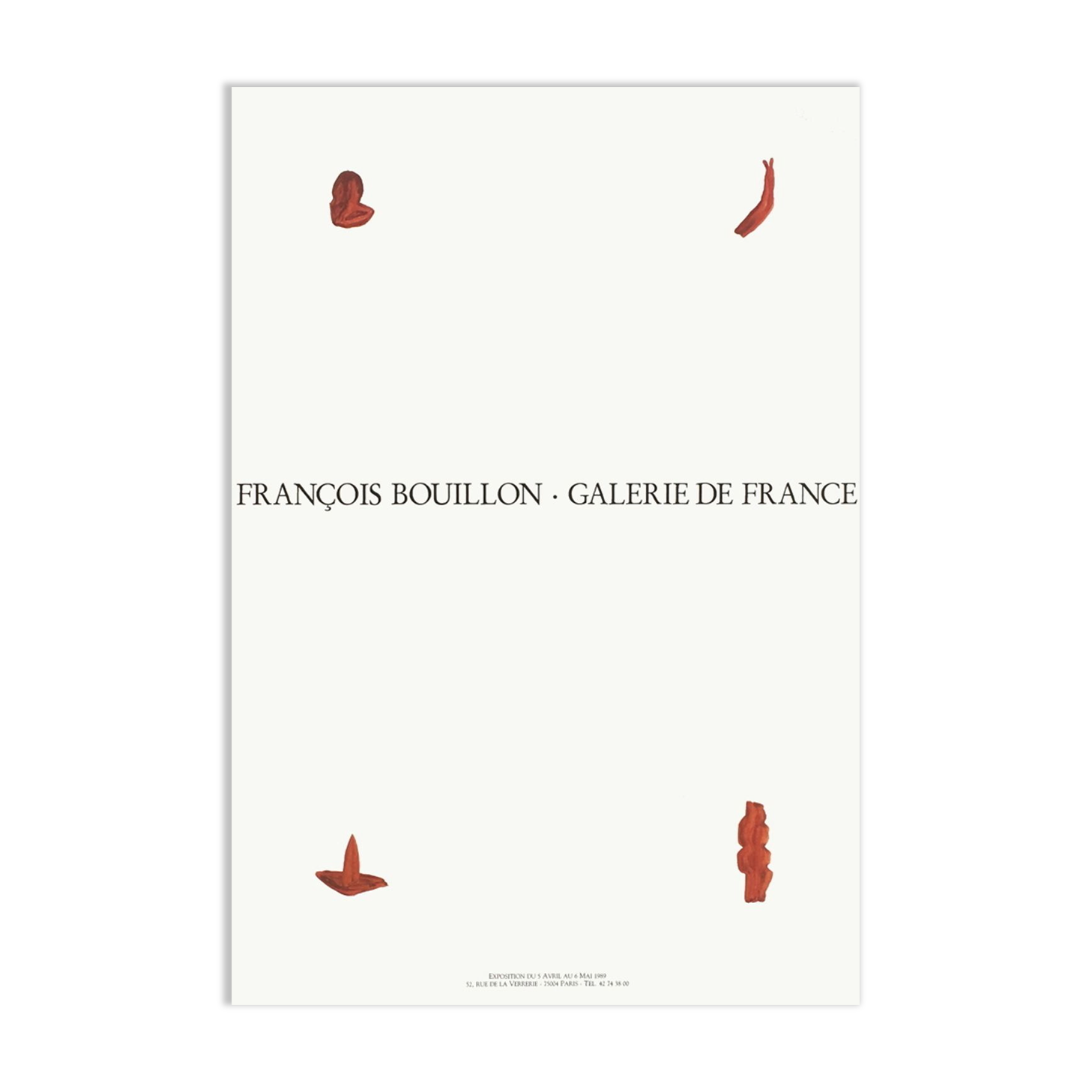 Poster François Bouillon 1989