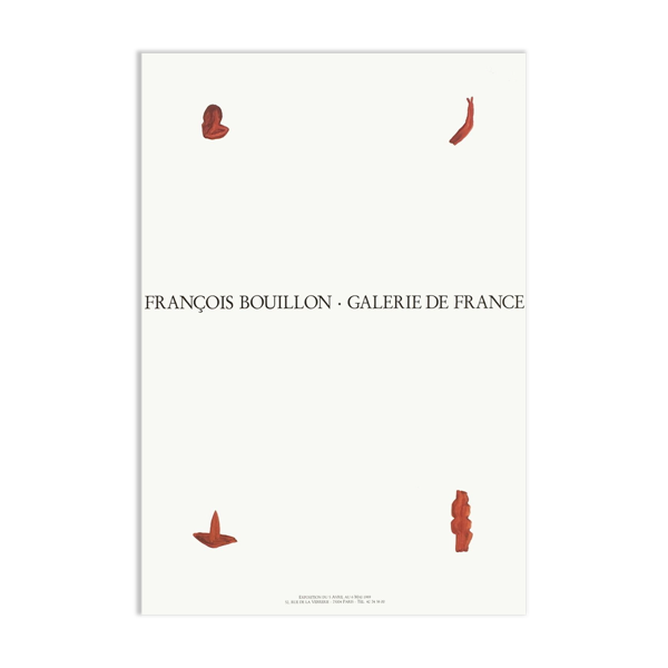 Affiche François Bouillon 1989