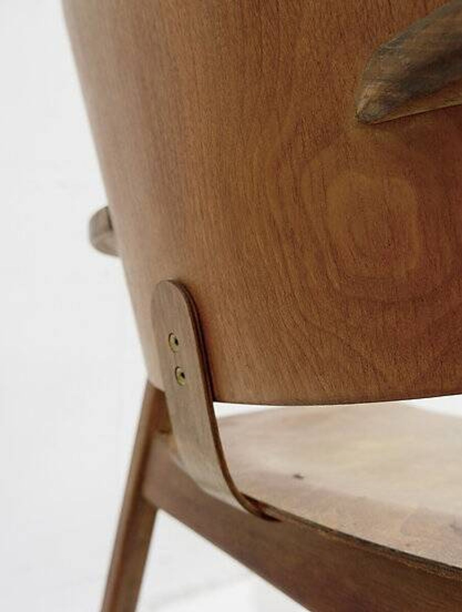 Pair of Mid-century plywood beech chairs - Ilmari Tapiovaara style plywood Chairs
