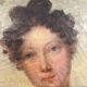 Portrait of woman in white dress, 19th century