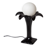 Ceramic palm tree lamp, 80s