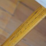Coffee table in marble and gilded metal 70s