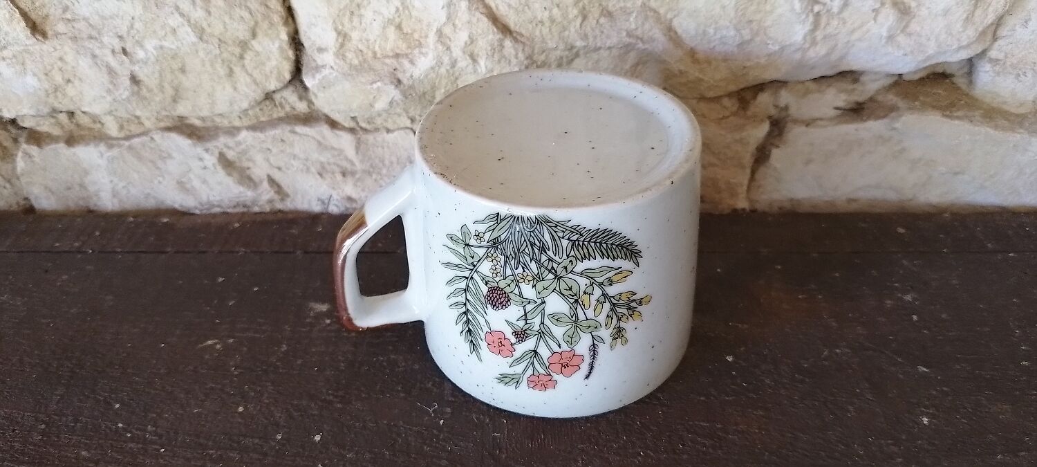Vintage stoneware mug