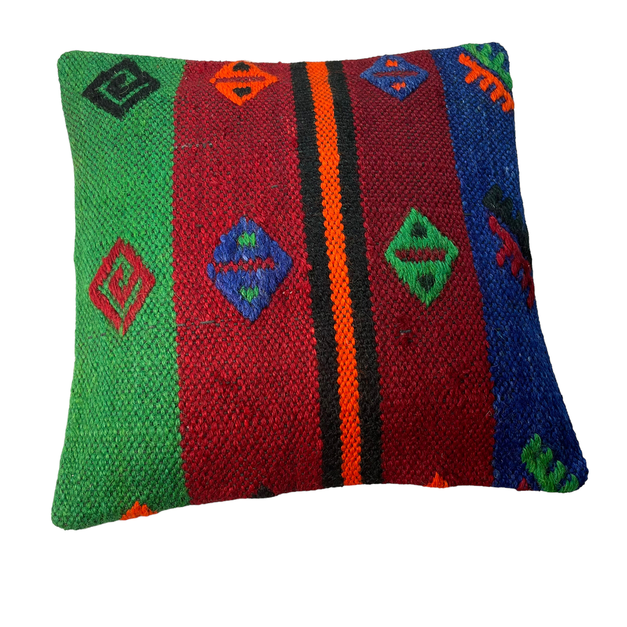 Vintage turkish Kilim cushion cover 40x40cm
