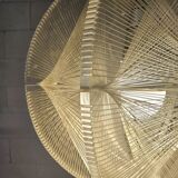Vintage Space-Age Paul Secon nylon wire pendant lamp Sompex