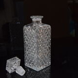 Vintage crystal glass liqueur decanter,1950