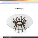 Roche bobois aster round dining table