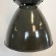 Black Enamel Industrial Lamp from Elektrosvit, 1960s