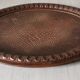 Croco brass dish