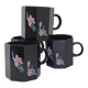 Tasses noires octime annees 80