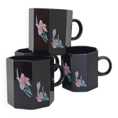 Tasses noires octime annees 80
