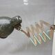 Accordion lamp 1950 push button on base