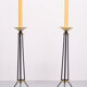 Torchères hollandaises art déco laiton grande église  années 1930