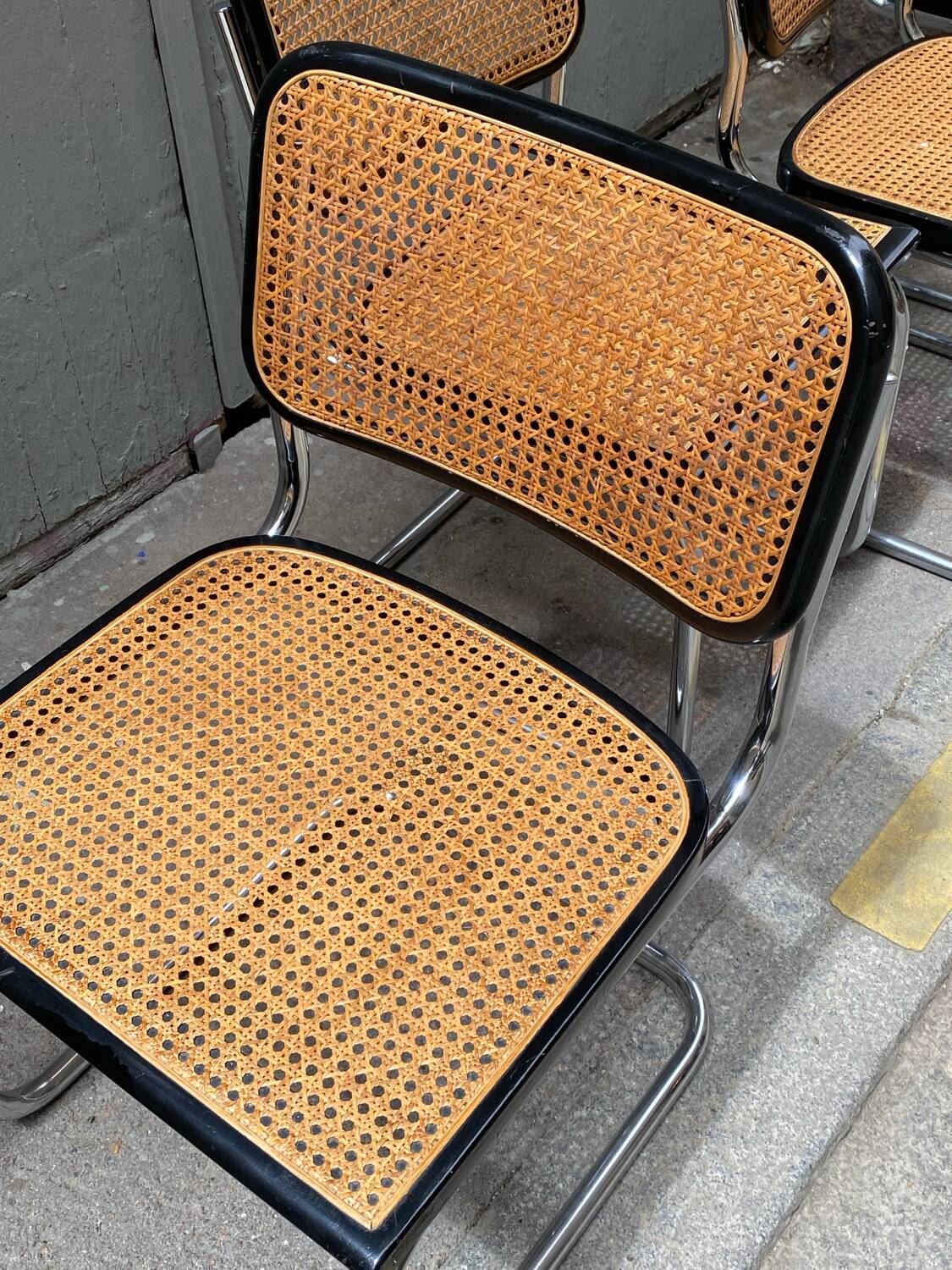 4 Cesca Chairs by M. Breuer