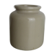 Beige ceramic pot