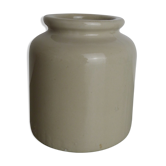 Beige ceramic pot