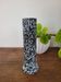 Vase en porcelaine terrazzo noir et blanc