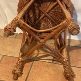 Rattan stool