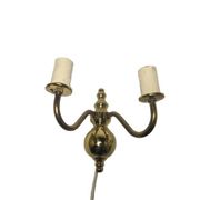 Two-armed wall lamp, Sweden, 1970s